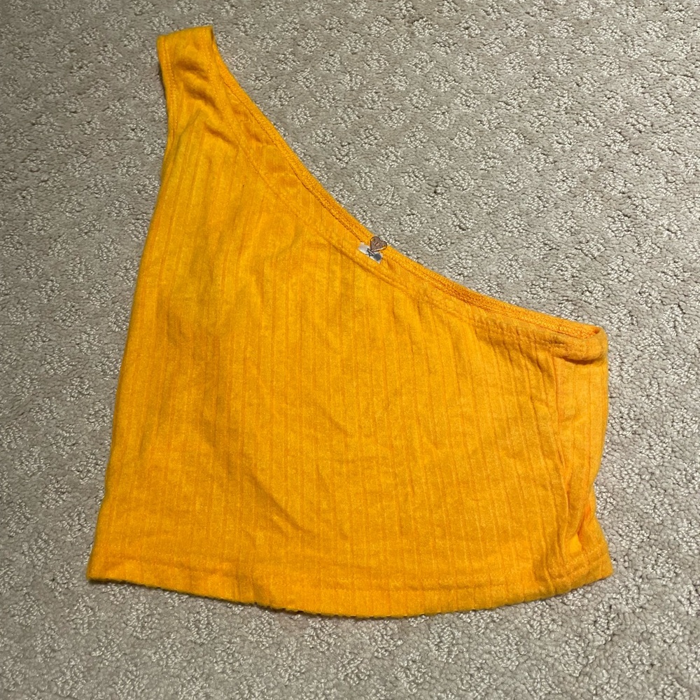 Pacsun Orange One Shoulder Tank